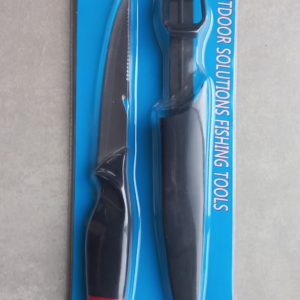 Cuchillo Fileteador  Red Fish en Blister( con saca escamas y vaina protectora)