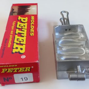 Molde Peter para plomada N°19. Gota Calada 60gr- 80gr- 100gr- 120g