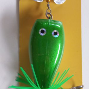 Señuelos Red Fish Plop Verde  grande 9 cm