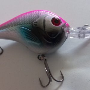 Señuelos Red Fish Mojarra  Rosa y Verde media agua 10 cm